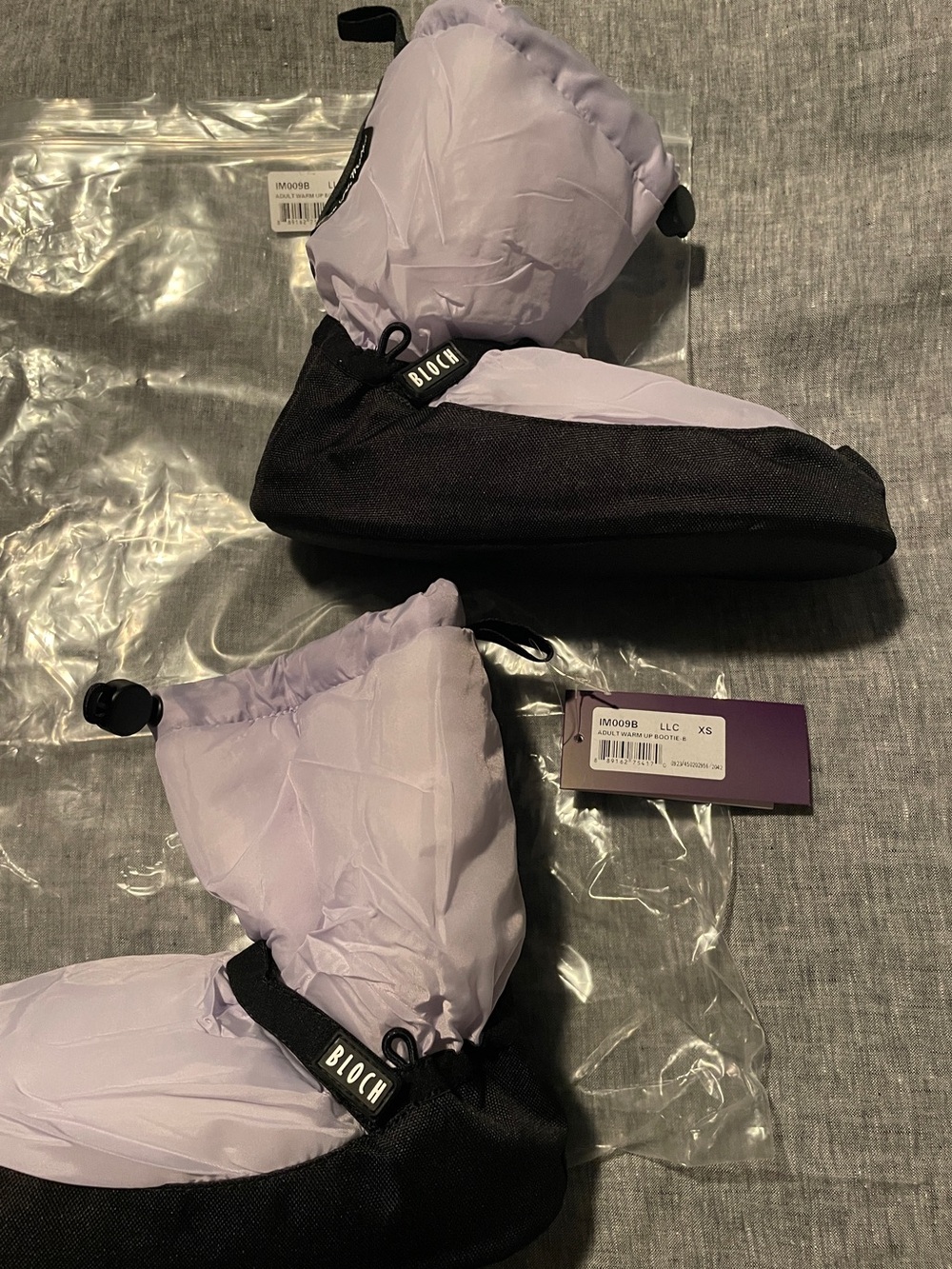 Bloch Lavender and Black Dance Booties XS